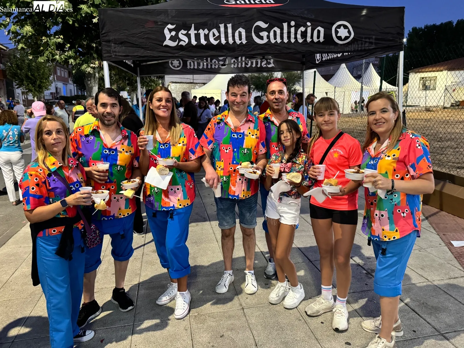 Degustación de patatas meneás en Peñaranda