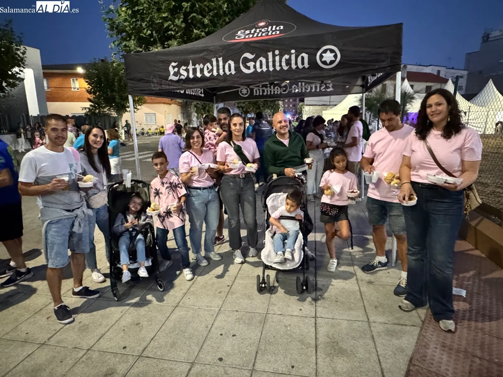Degustación de patatas meneás en Peñaranda