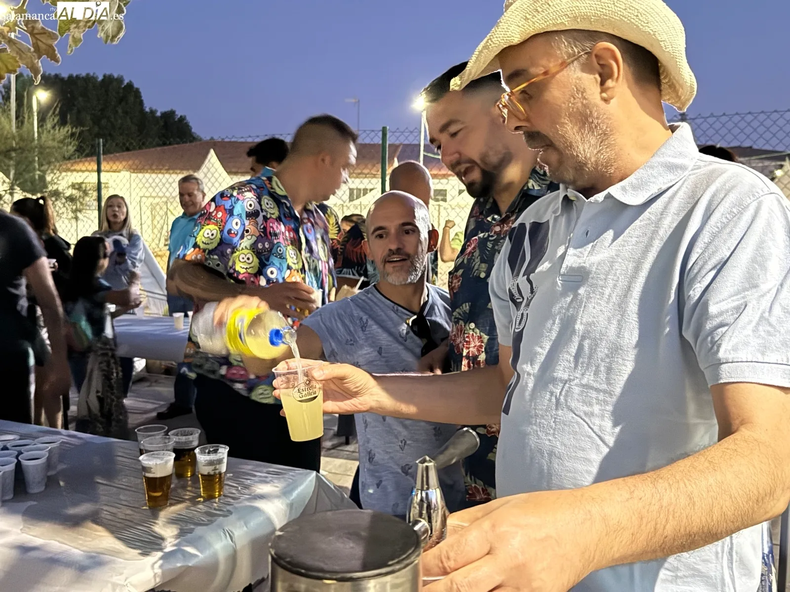 Degustación de patatas meneás en Peñaranda