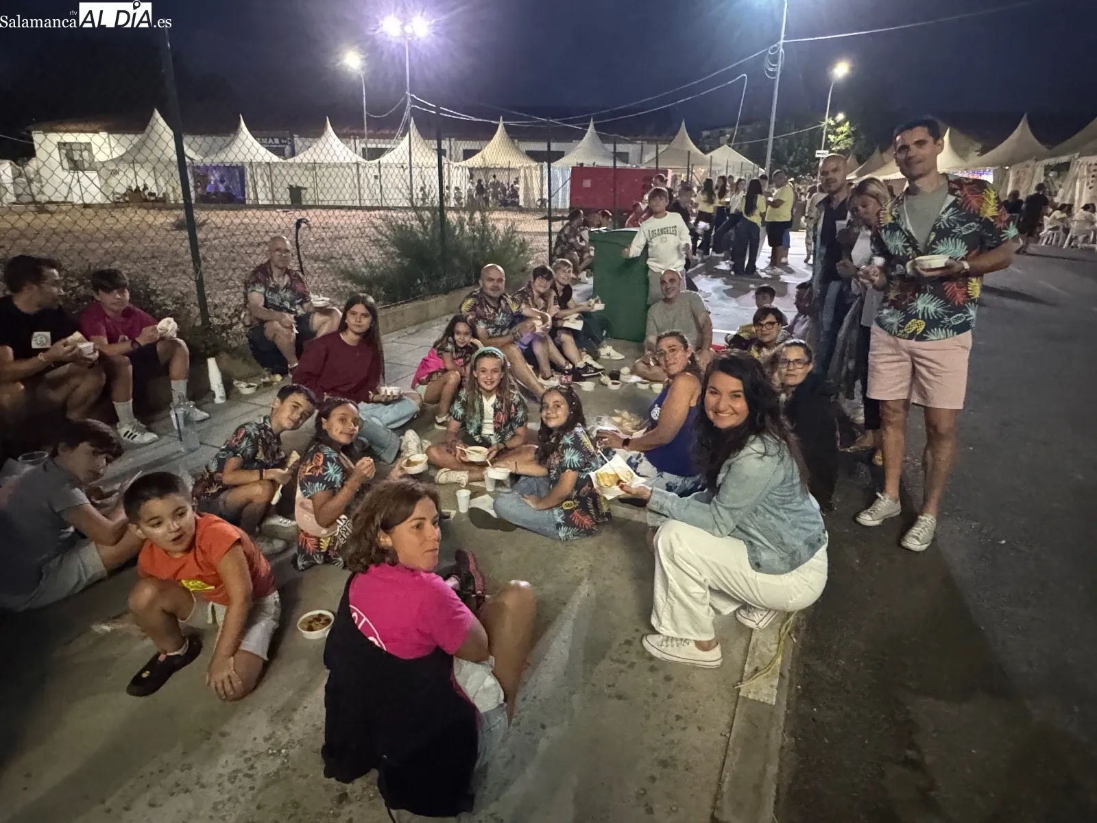 Degustación de patatas meneás en Peñaranda