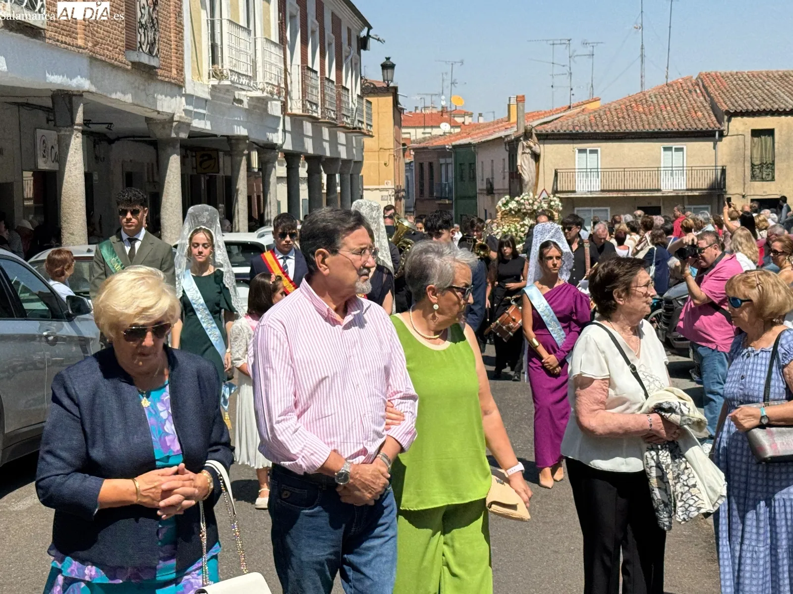 Procesión y misa en honor a Santa María Reina, patrona de Peñaranda