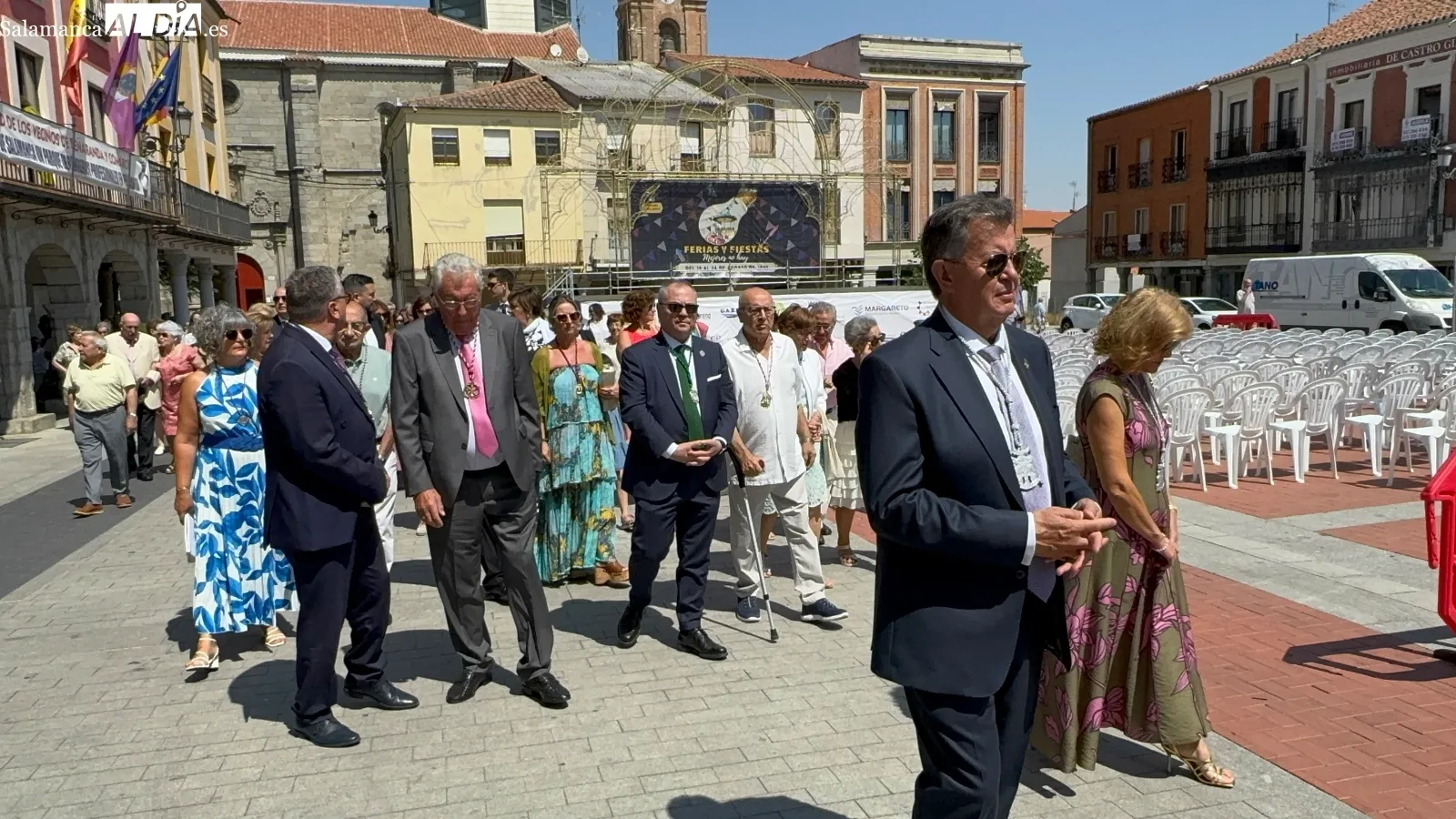 Procesión y misa en honor a Santa María Reina, patrona de Peñaranda