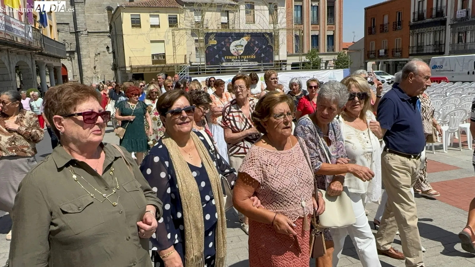 Procesión y misa en honor a Santa María Reina, patrona de Peñaranda