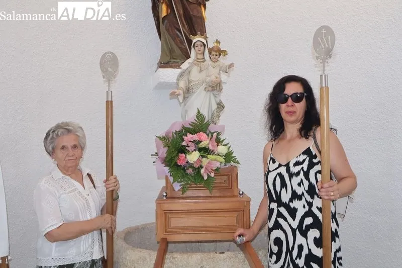 Foto 4 - Amatos de Alba honra a la Virgen de las Nieves con misa solemne, procesi&oacute;n y ofrenda floral