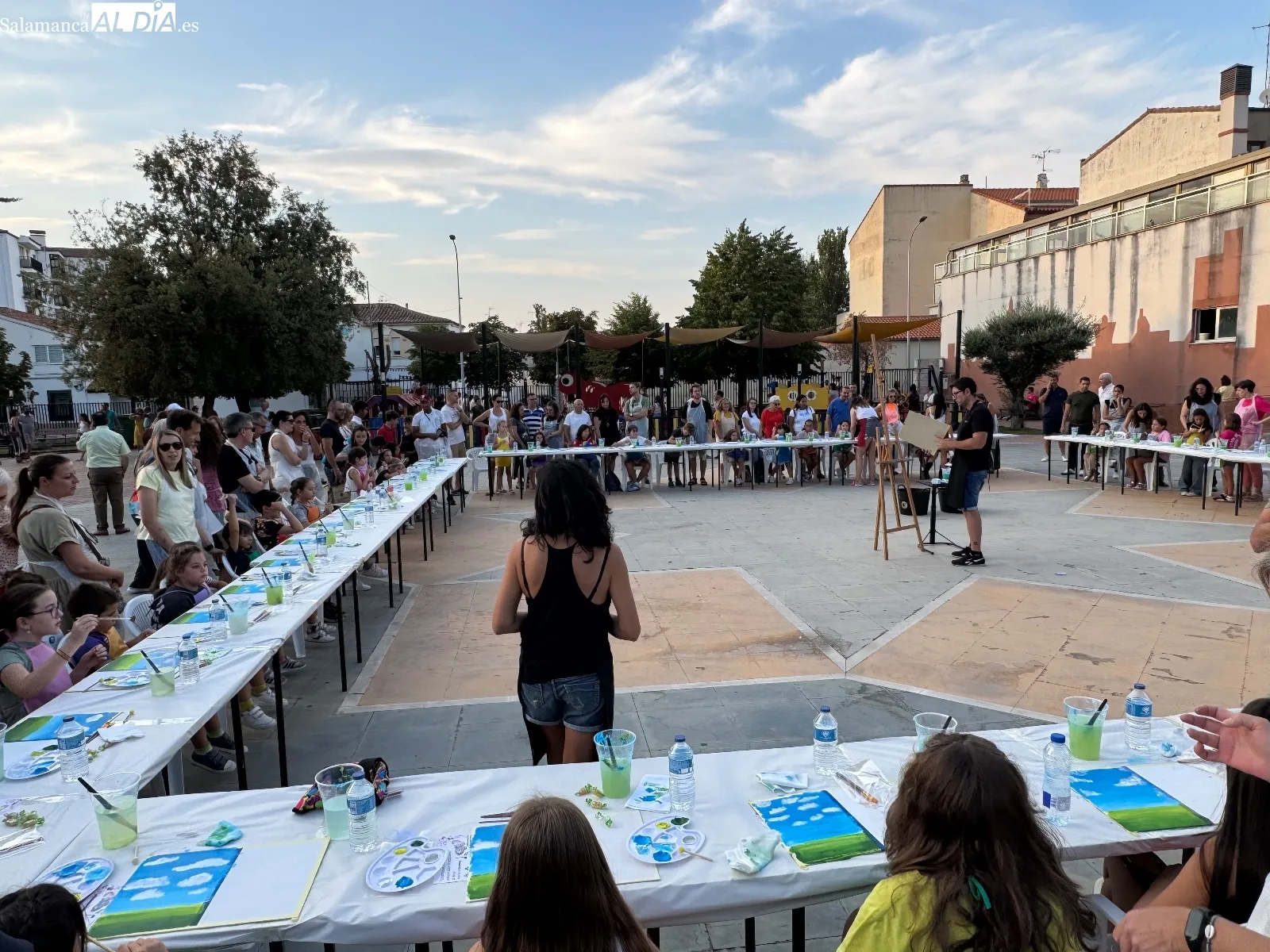 Foto 6 - Decenas de peque&ntilde;os y familias dan rienda suelta a la creatividad con la novedosa actividad festiva &lsquo;Pe&ntilde;aranda Pinta&rsquo;