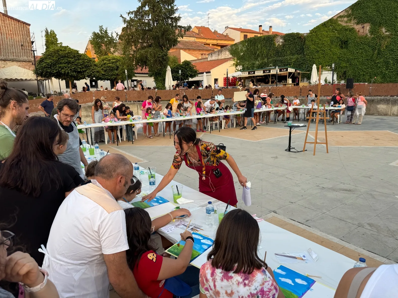 Foto 11 - Decenas de peque&ntilde;os y familias dan rienda suelta a la creatividad con la novedosa actividad festiva &lsquo;Pe&ntilde;aranda Pinta&rsquo;