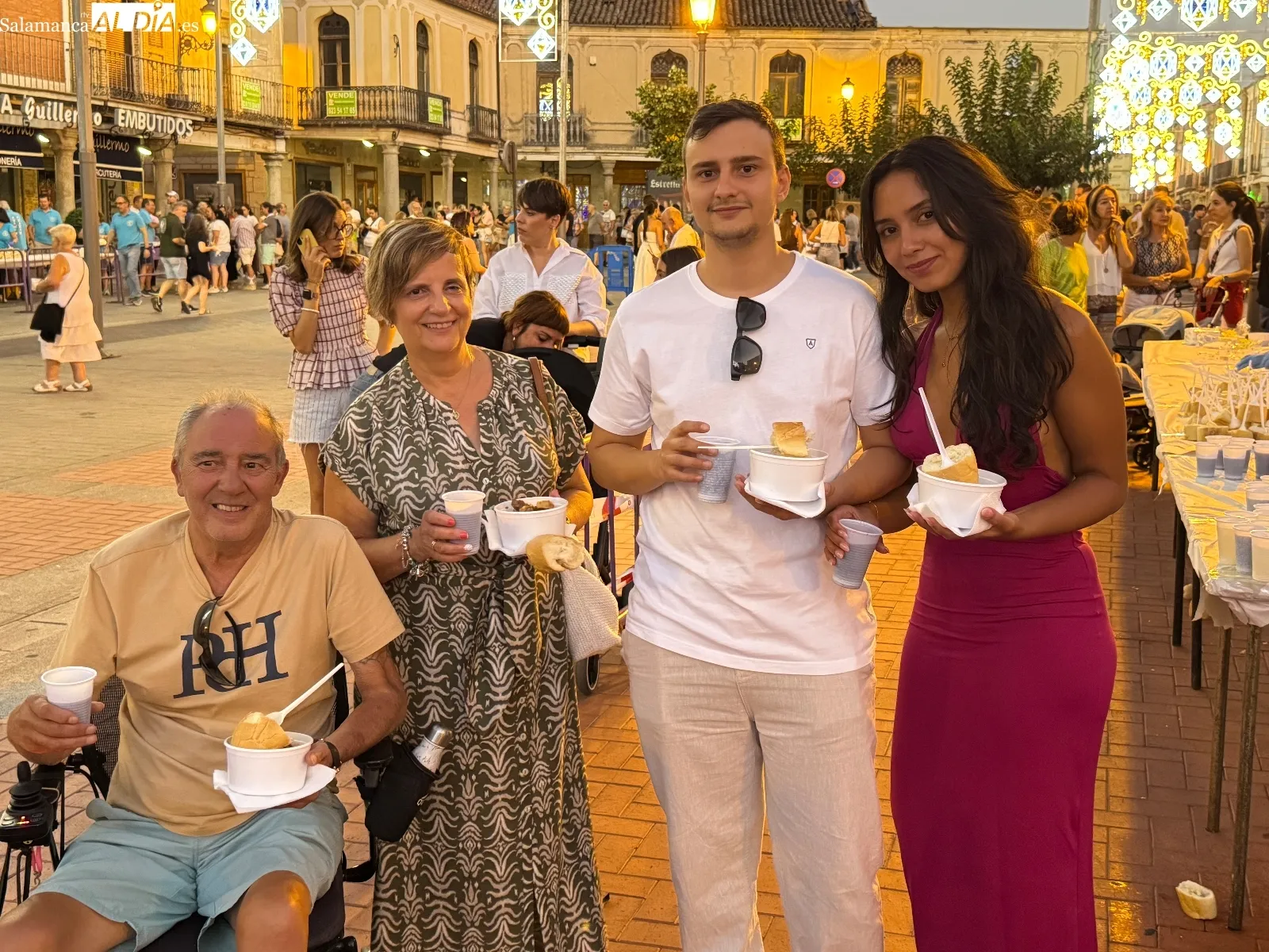 Degustación de la carne de novillo en Peñaranda
