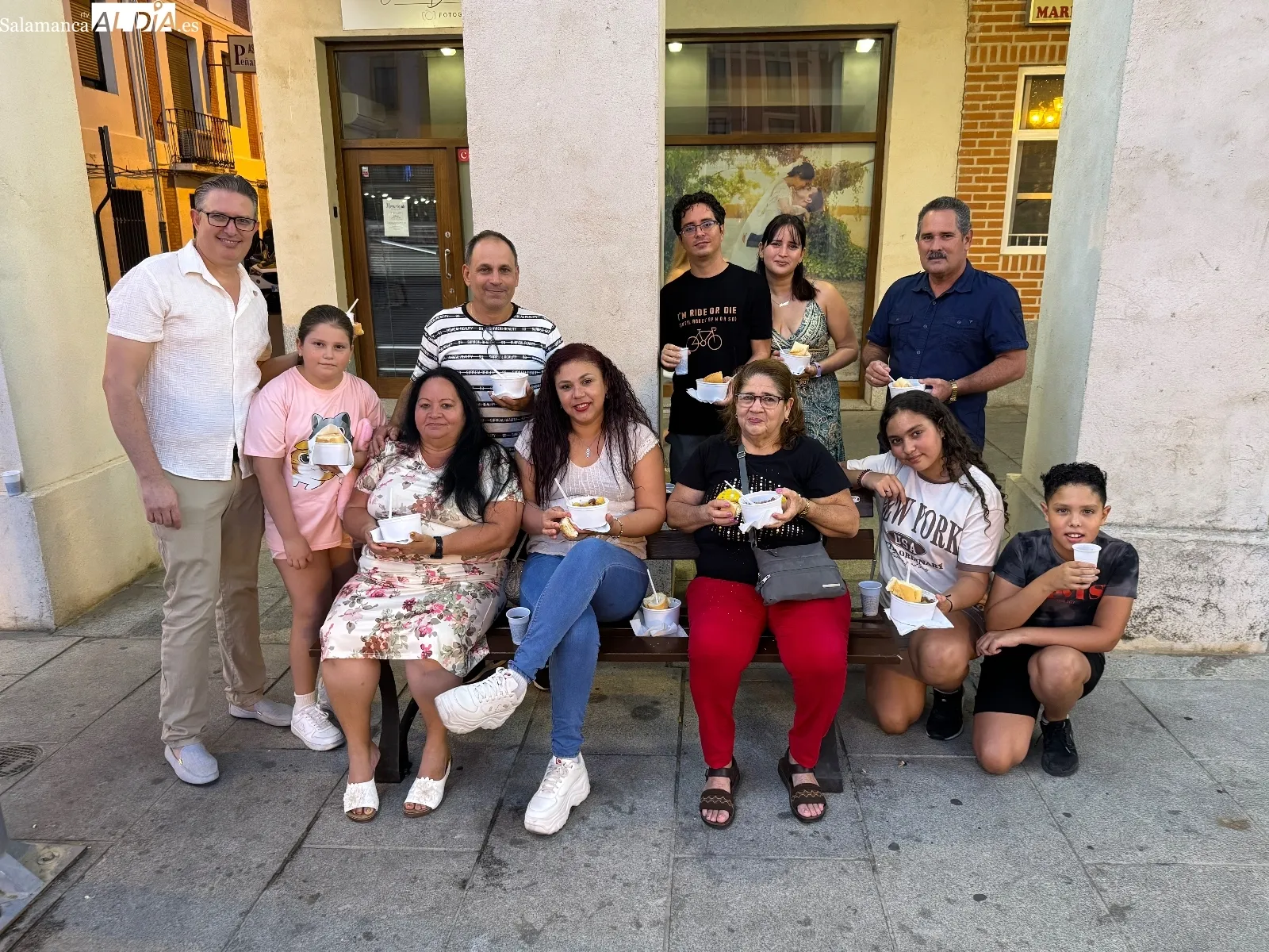 Degustación de la carne de novillo en Peñaranda