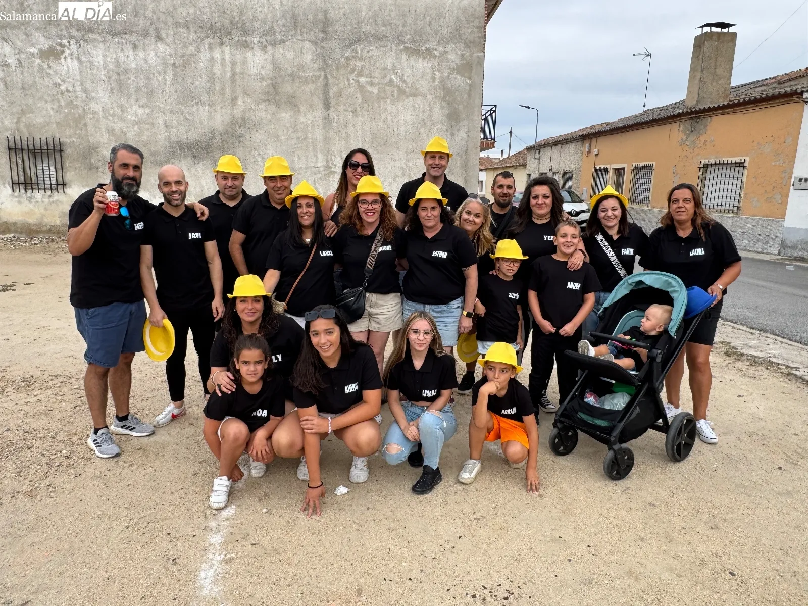 Desfile de peñas en Villaflores