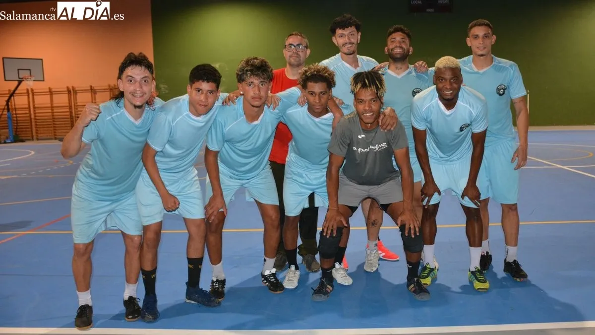 Participantes en el partido de la final del campeonato