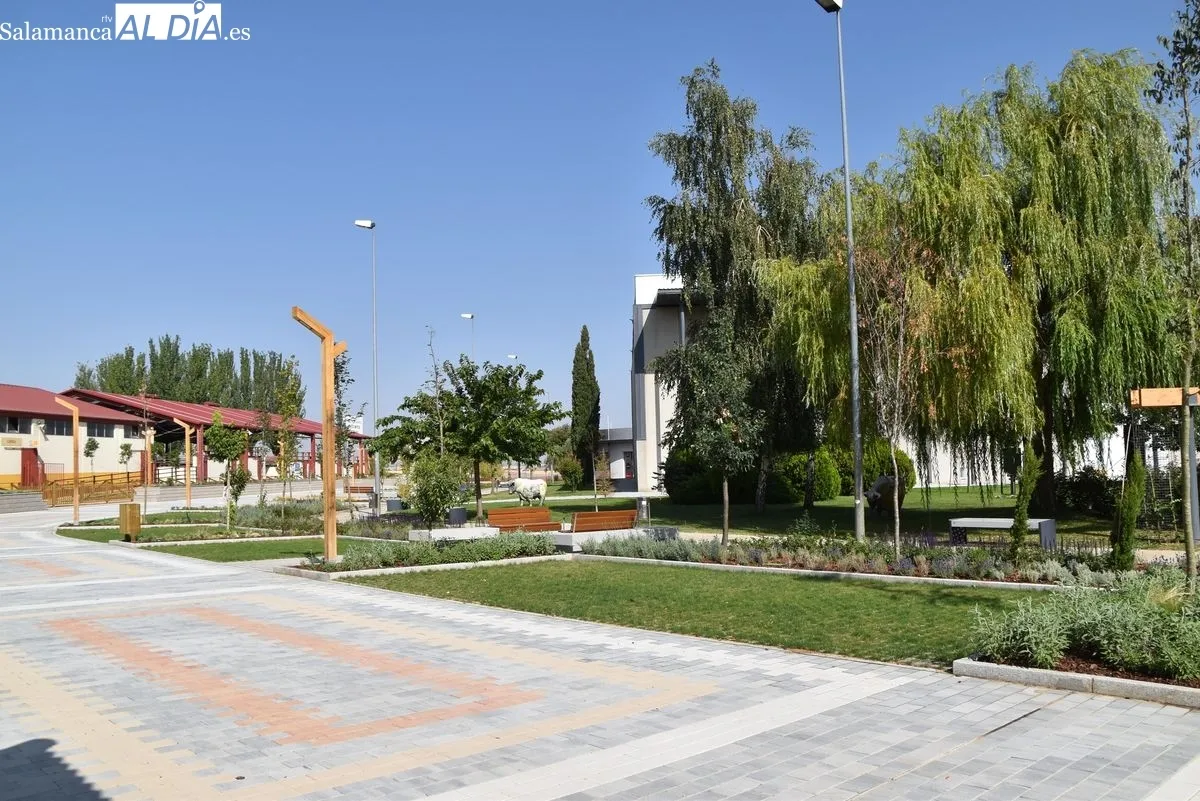 Nuevo bulevar del Recinto Ferial de la Diputación de Salamanca. Fotos: Miguel Á. González