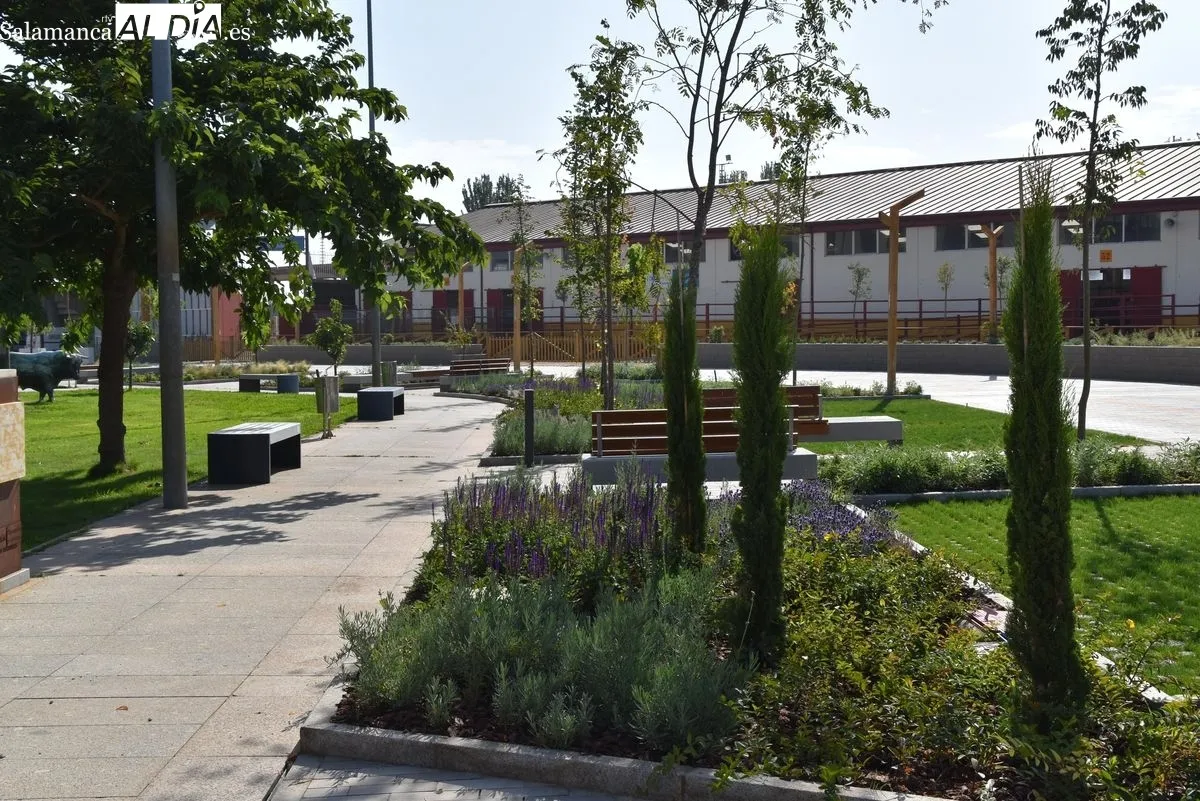 Nuevo bulevar del Recinto Ferial de la Diputación de Salamanca. Fotos: Miguel Á. González