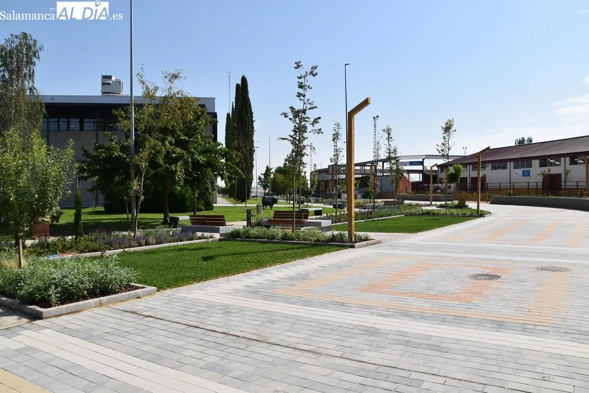 Nuevo bulevar del Recinto Ferial de la Diputación de Salamanca. Fotos: Miguel Á. González