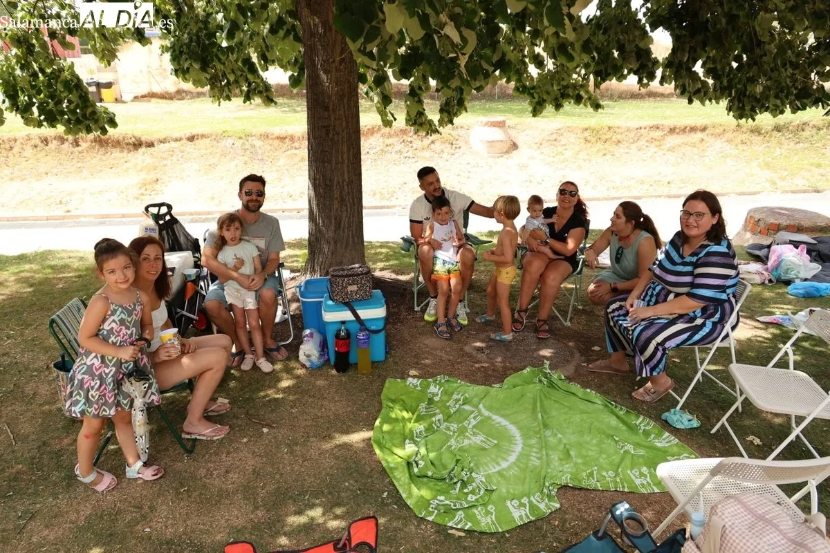 Paella solidaria en Carbajosa de la Sagrada con motivo de las fiestas en honor a San Roque. Fotos: David Sañudo