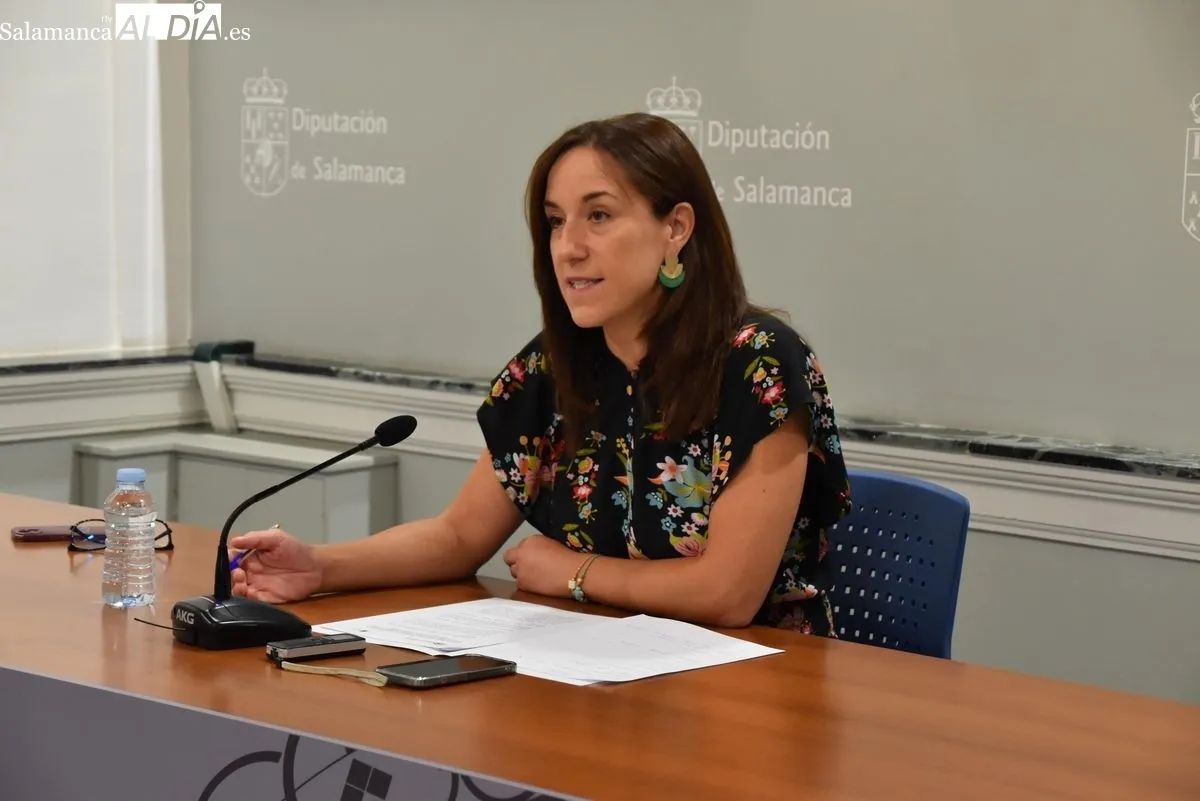 Pilar Sánchez, portavoz del grupo popular en la Diputación de Salamanca | FOTOS: Miguel González
