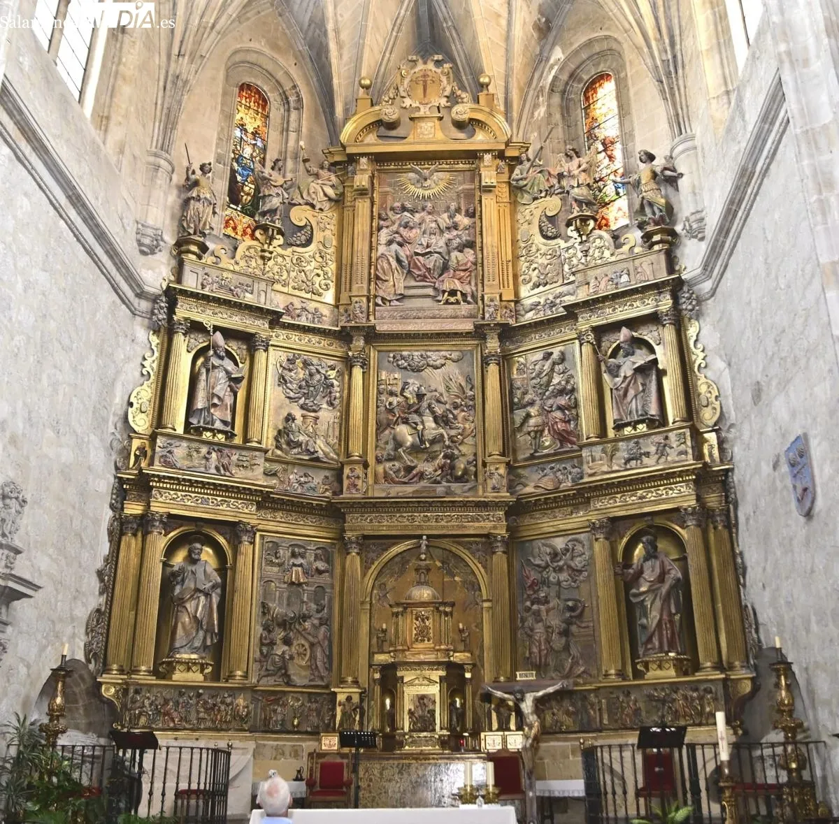 Visita teatralizada en la iglesia de Sancti-Spíritus incluida en el programa la ‘Constelación de Retablos Barrocos’