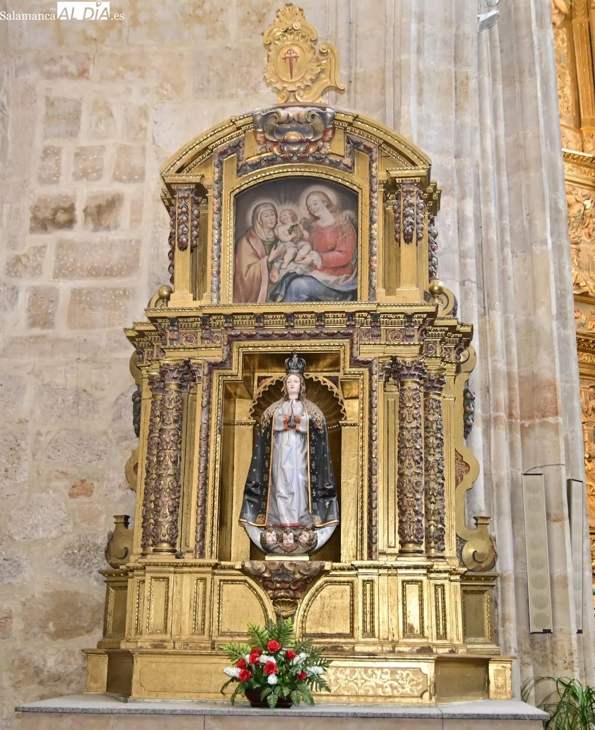 Visita teatralizada en la iglesia de Sancti-Spíritus incluida en el programa la ‘Constelación de Retablos Barrocos’