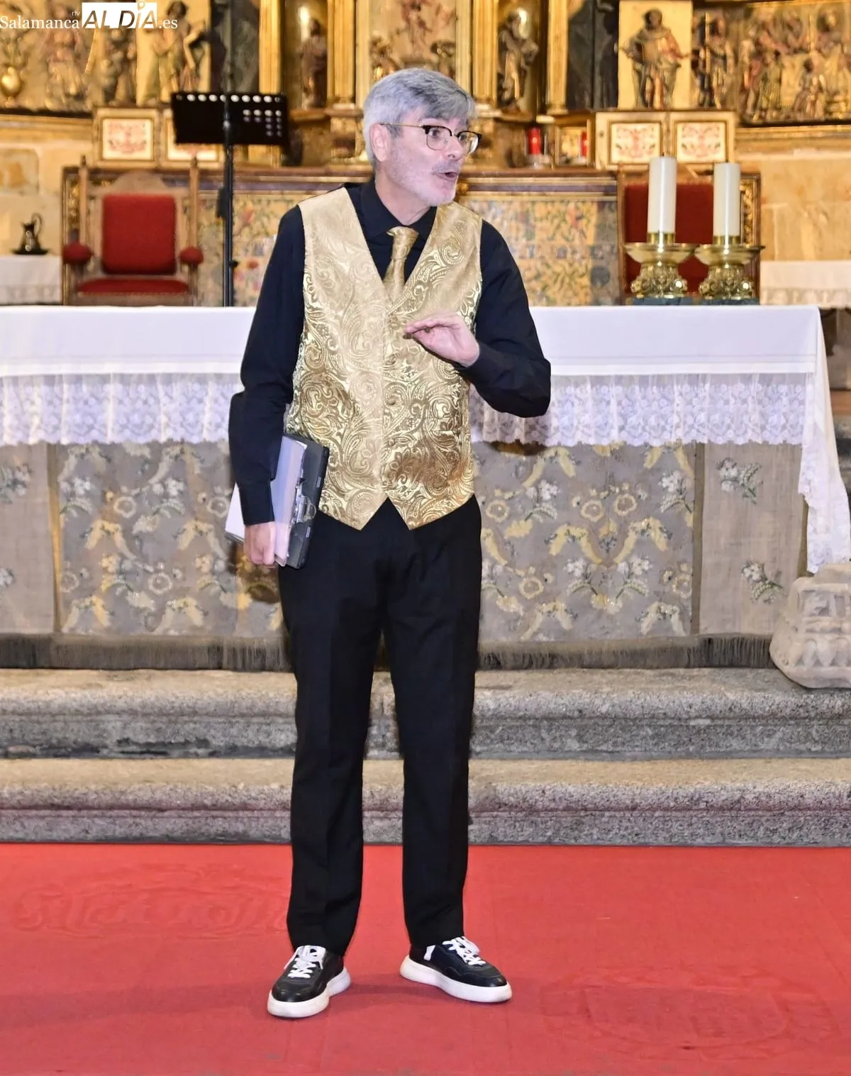 Visita teatralizada en la iglesia de Sancti-Spíritus incluida en el programa la ‘Constelación de Retablos Barrocos’