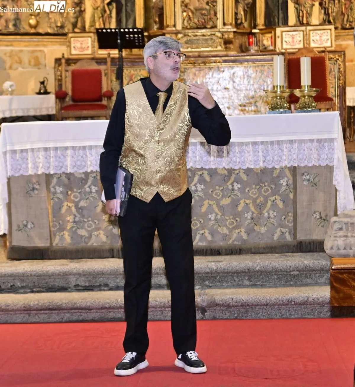 Visita teatralizada en la iglesia de Sancti-Spíritus incluida en el programa la ‘Constelación de Retablos Barrocos’