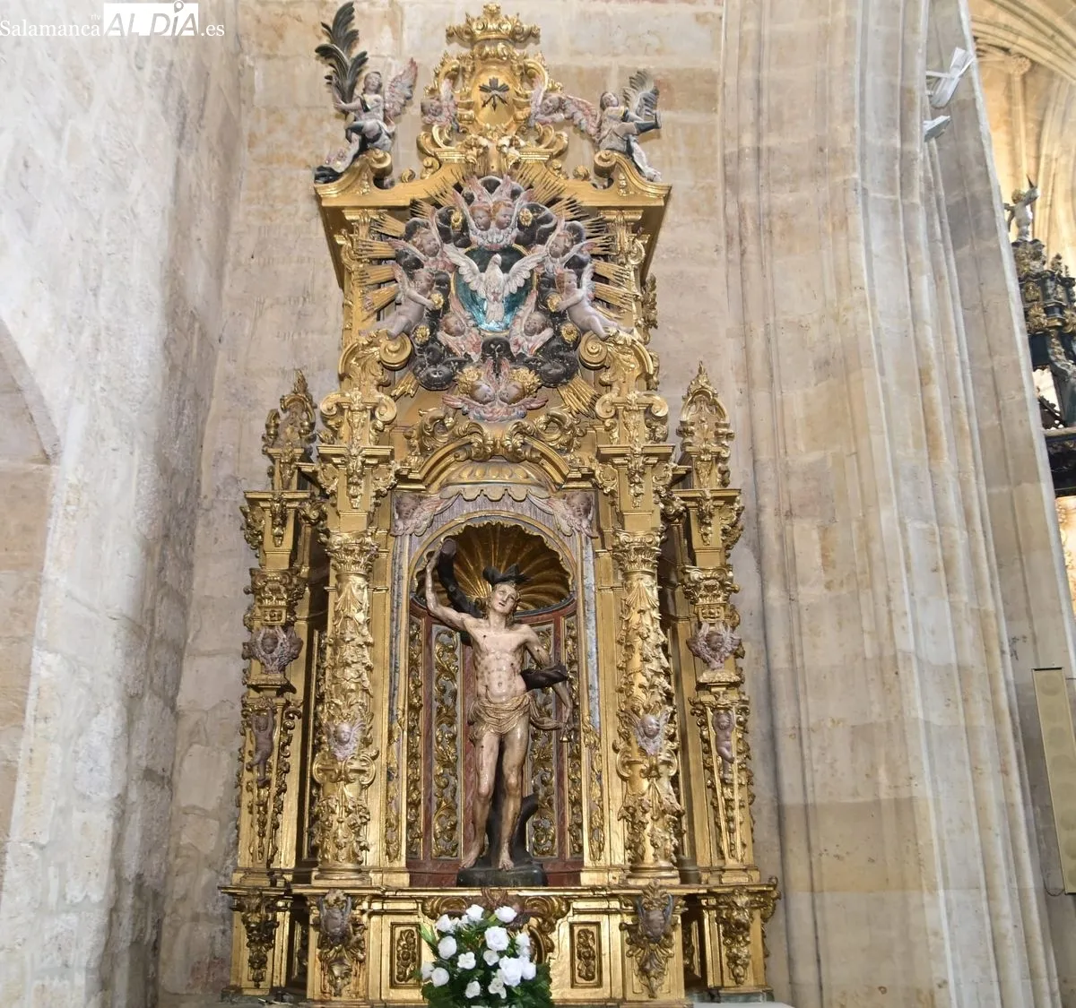 Visita teatralizada en la iglesia de Sancti-Spíritus incluida en el programa la ‘Constelación de Retablos Barrocos’