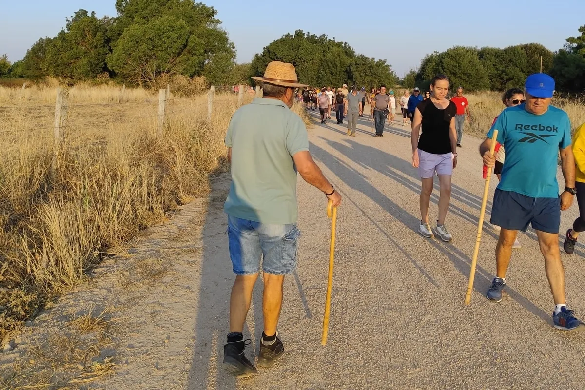Buena participación en la marcha que organizaba ayer domingo el Ayuntamiento de El Cubo de Don Sancho 