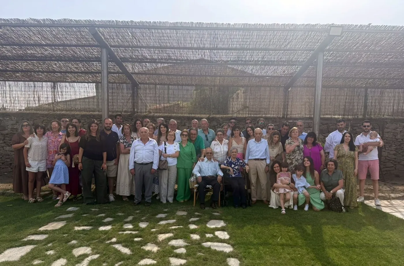 Lorenzo estuvo arropado por su familia en su 100 cumpleaños