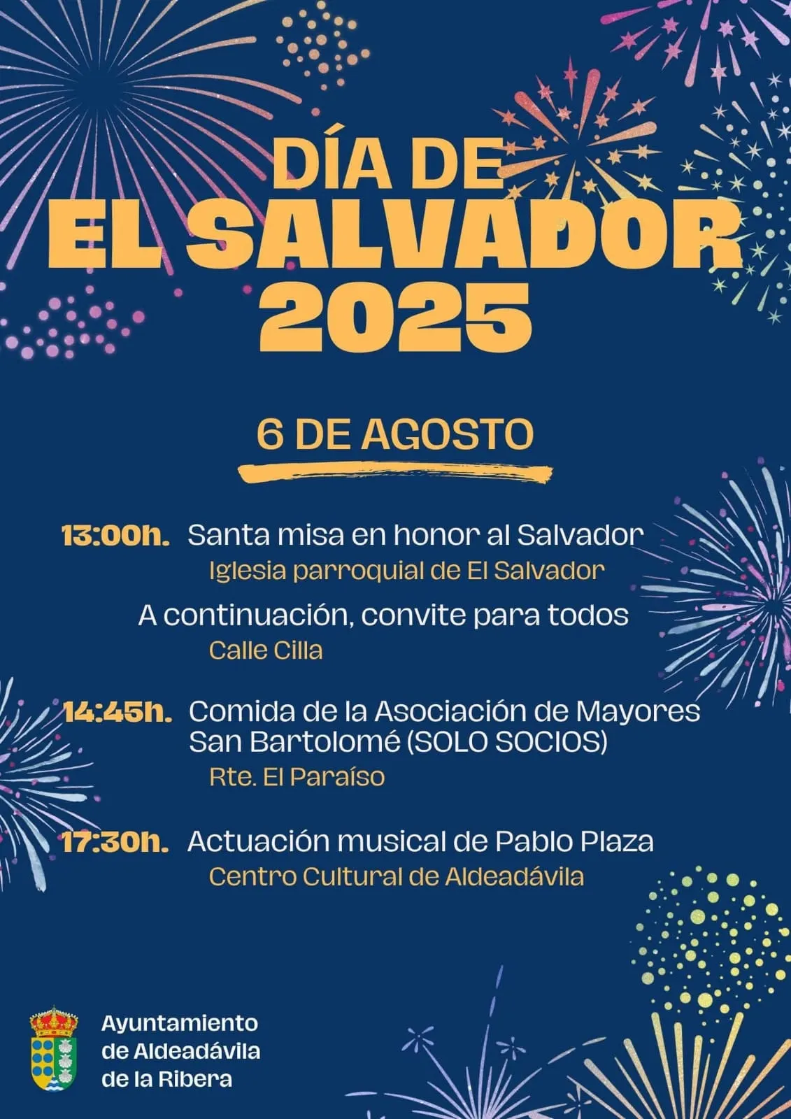 Foto 2 - Aldead&aacute;vila celebra el D&iacute;a de El Salvador con un homenaje especial a sus mayores