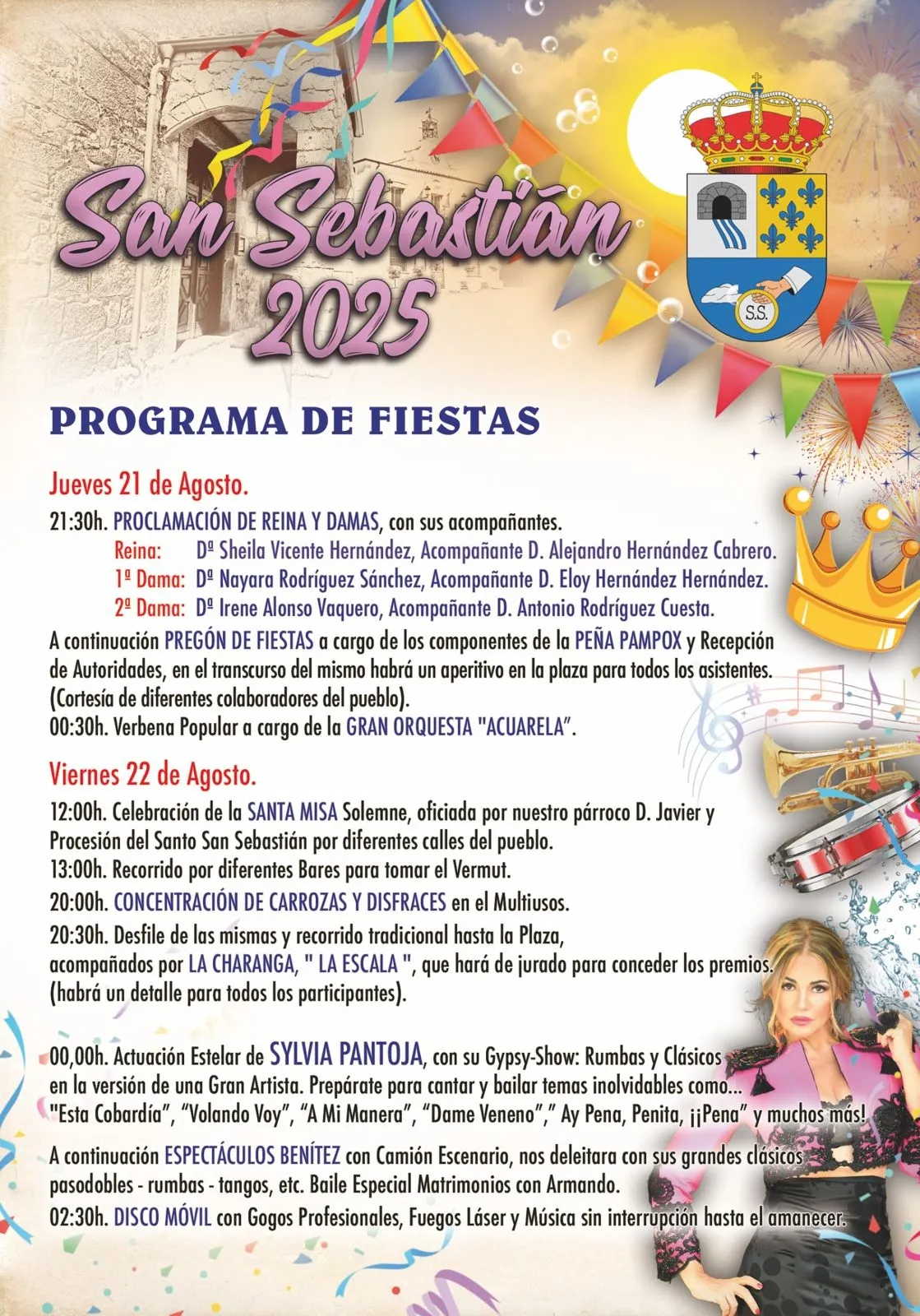 Foto 4 - Cip&eacute;rez se viste de fiesta para honrar a San Sebasti&aacute;n con un completo programa del 21 al 25 de agosto
