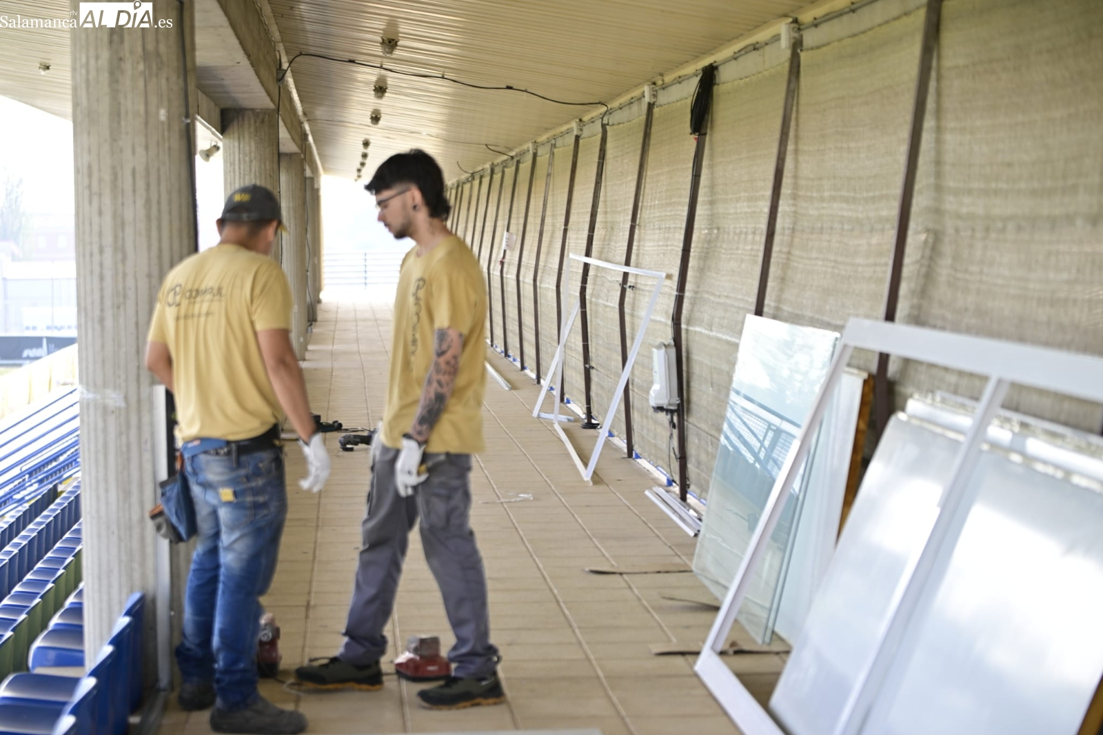Unionistas, confiado y a la espera de poder estrenar los nuevos palcos y las cabinas de prensa en el primer partido de la temporada