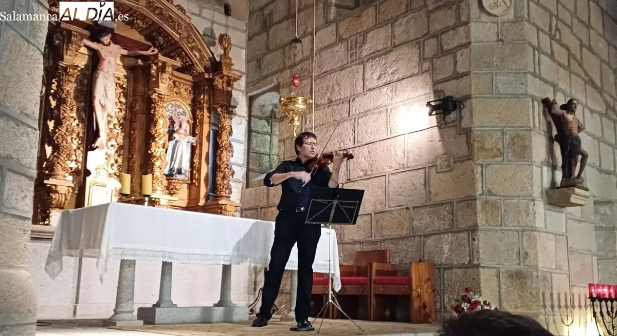 Concierto del violinista Darío Sierra y el cuarteto familiar Sierra Maestro-Lansac Consort en Hinojosa de Duero
