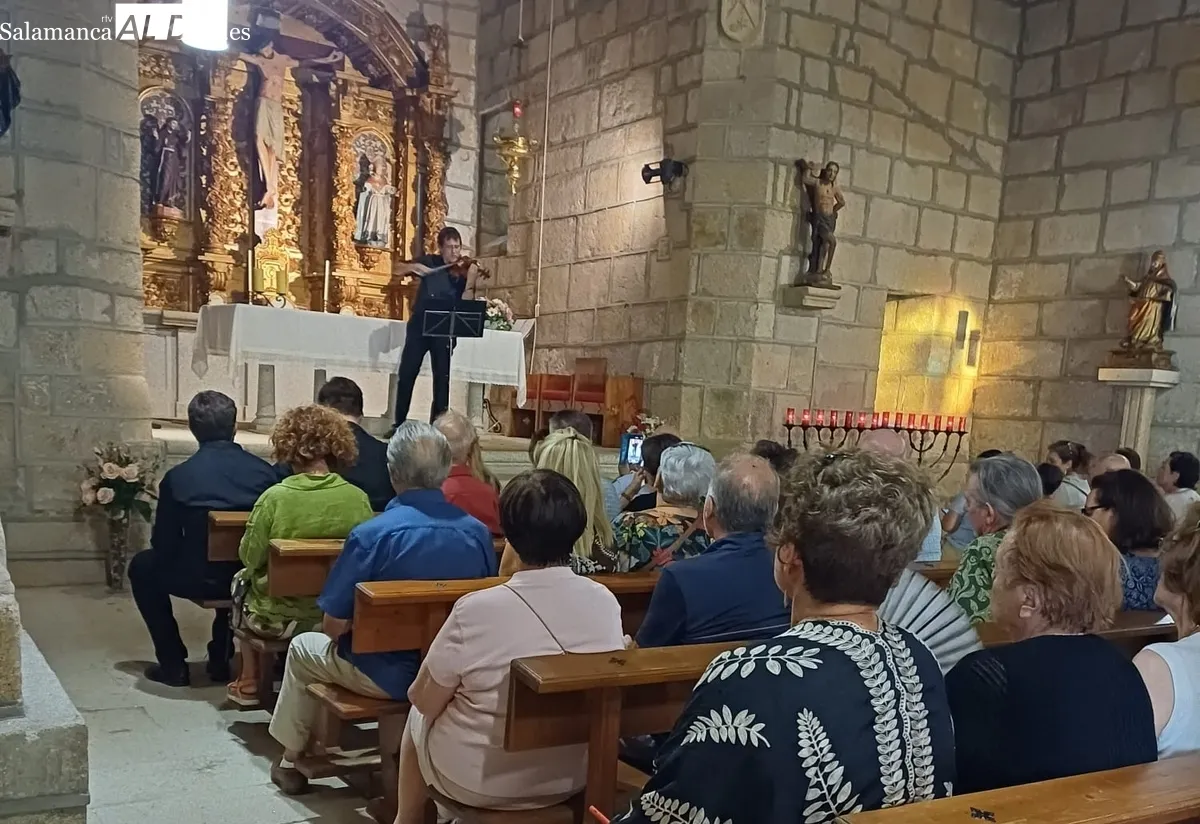 Concierto del violinista Darío Sierra y el cuarteto familiar Sierra Maestro-Lansac Consort en Hinojosa de Duero