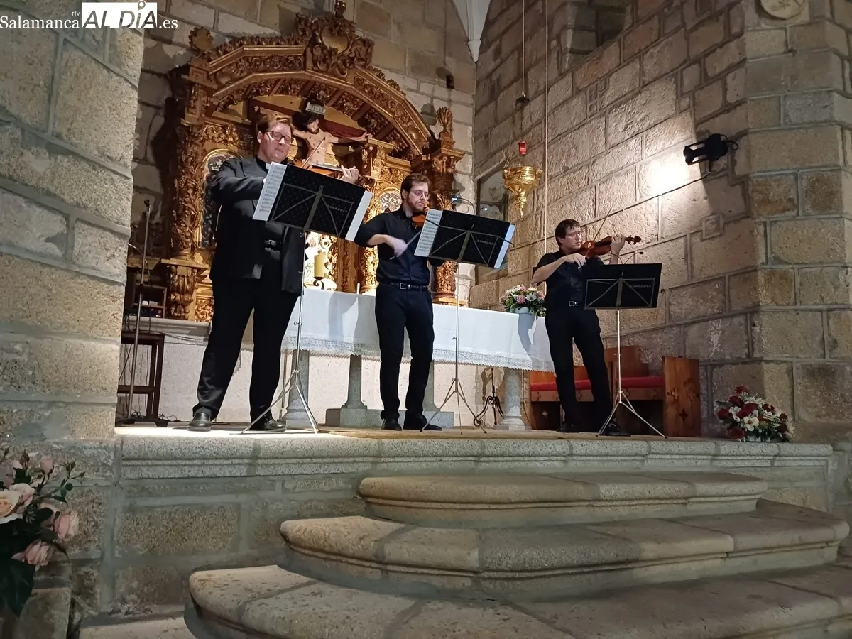 Concierto del violinista Darío Sierra y el cuarteto familiar Sierra Maestro-Lansac Consort en Hinojosa de Duero
