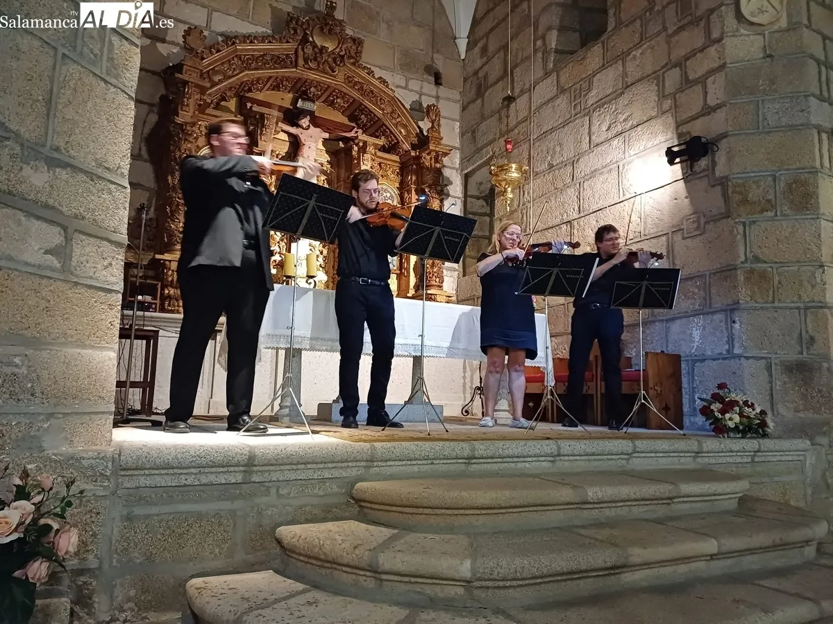 Concierto del violinista Darío Sierra y el cuarteto familiar Sierra Maestro-Lansac Consort en Hinojosa de Duero
