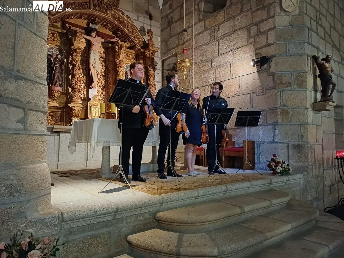 Concierto del violinista Darío Sierra y el cuarteto familiar Sierra Maestro-Lansac Consort en Hinojosa de Duero