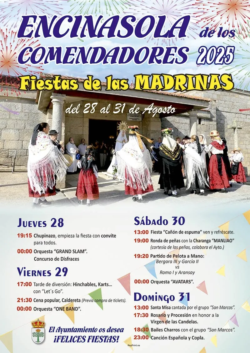 Foto 2 - Encinasola de los Comendadores honra a sus Madrinas con cuatro d&iacute;as de fiesta