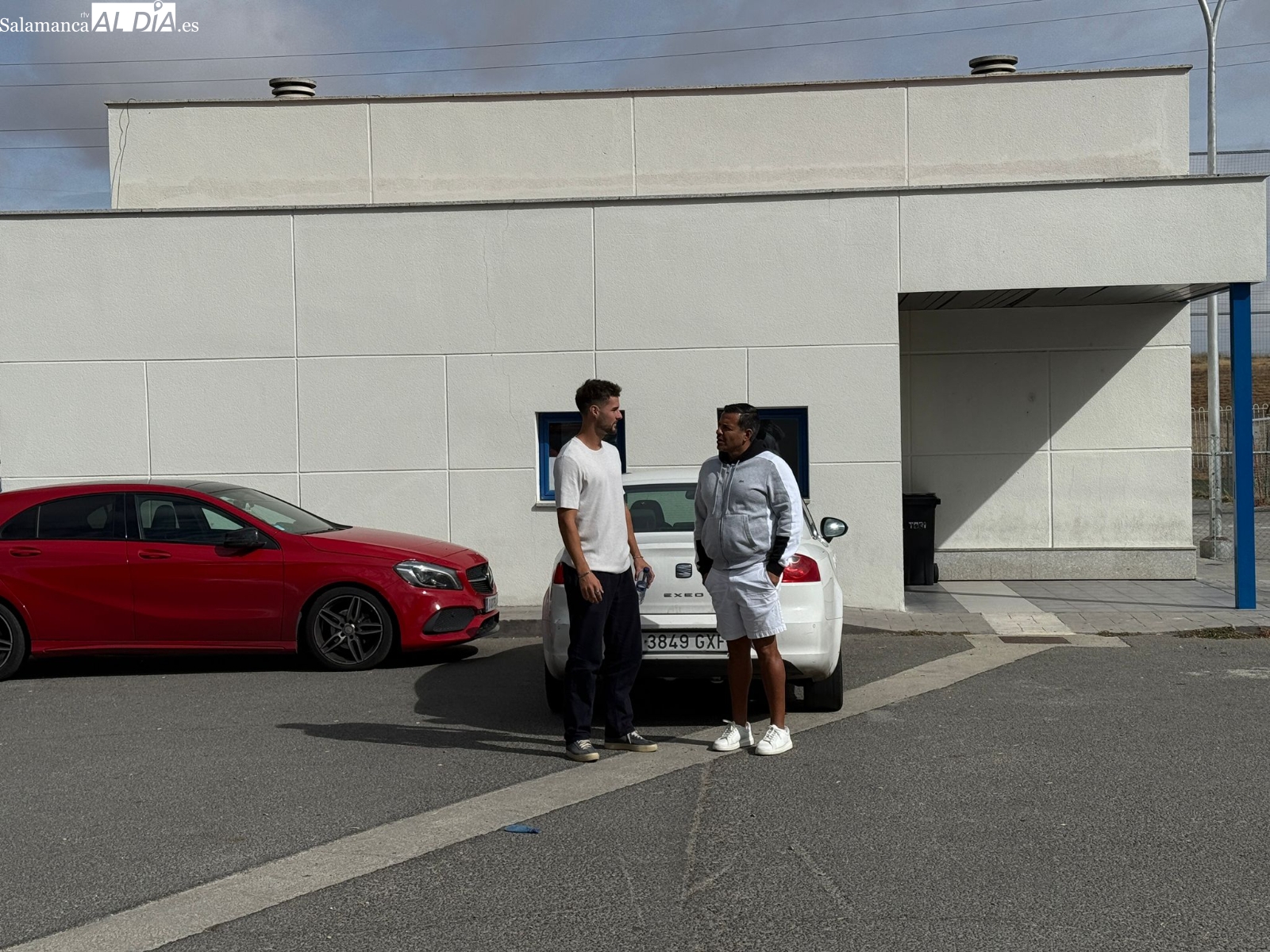 Javi Delgado, nuevo jugador del Salamanca UDS, ya está en el Helmántico