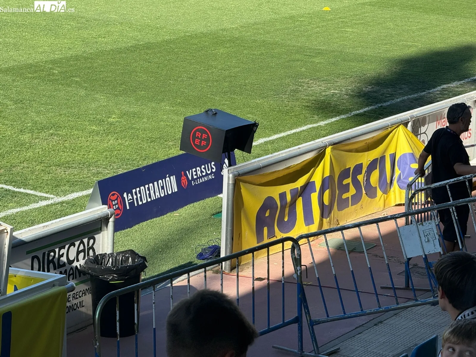 El FVS, en el estadio / Carlos Cuervo