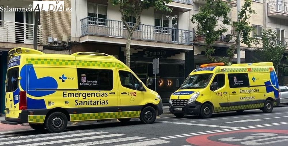 Herido un ciclista en Salamanca tras un accidente en Garrido