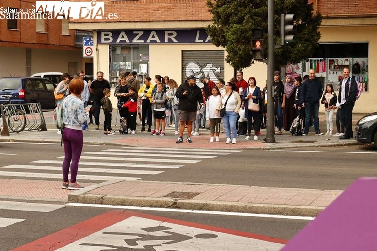 Mejora de señalización en 31 colegios de Salamanca por seguridad vial