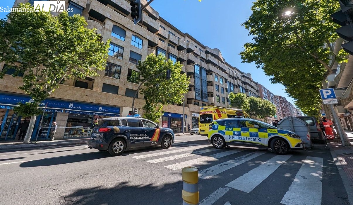 Atropello en Salamanca: herida una mujer de 53 años