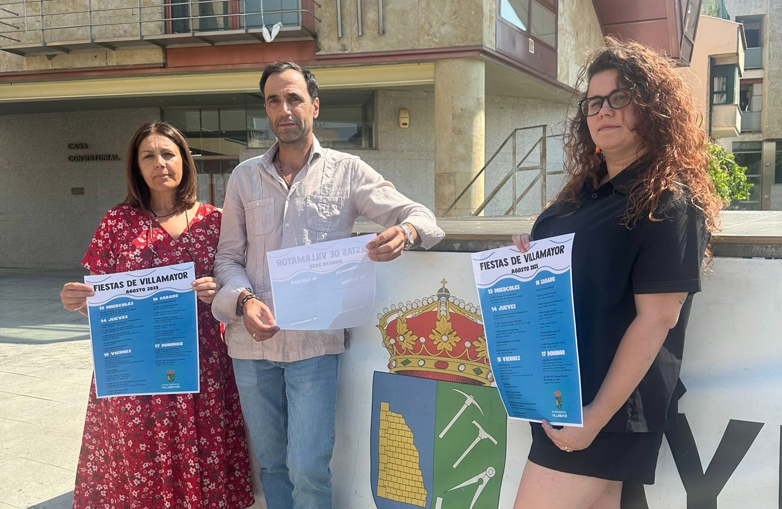 Entrevista al alcalde de Villamayor por las fiestas del municipio