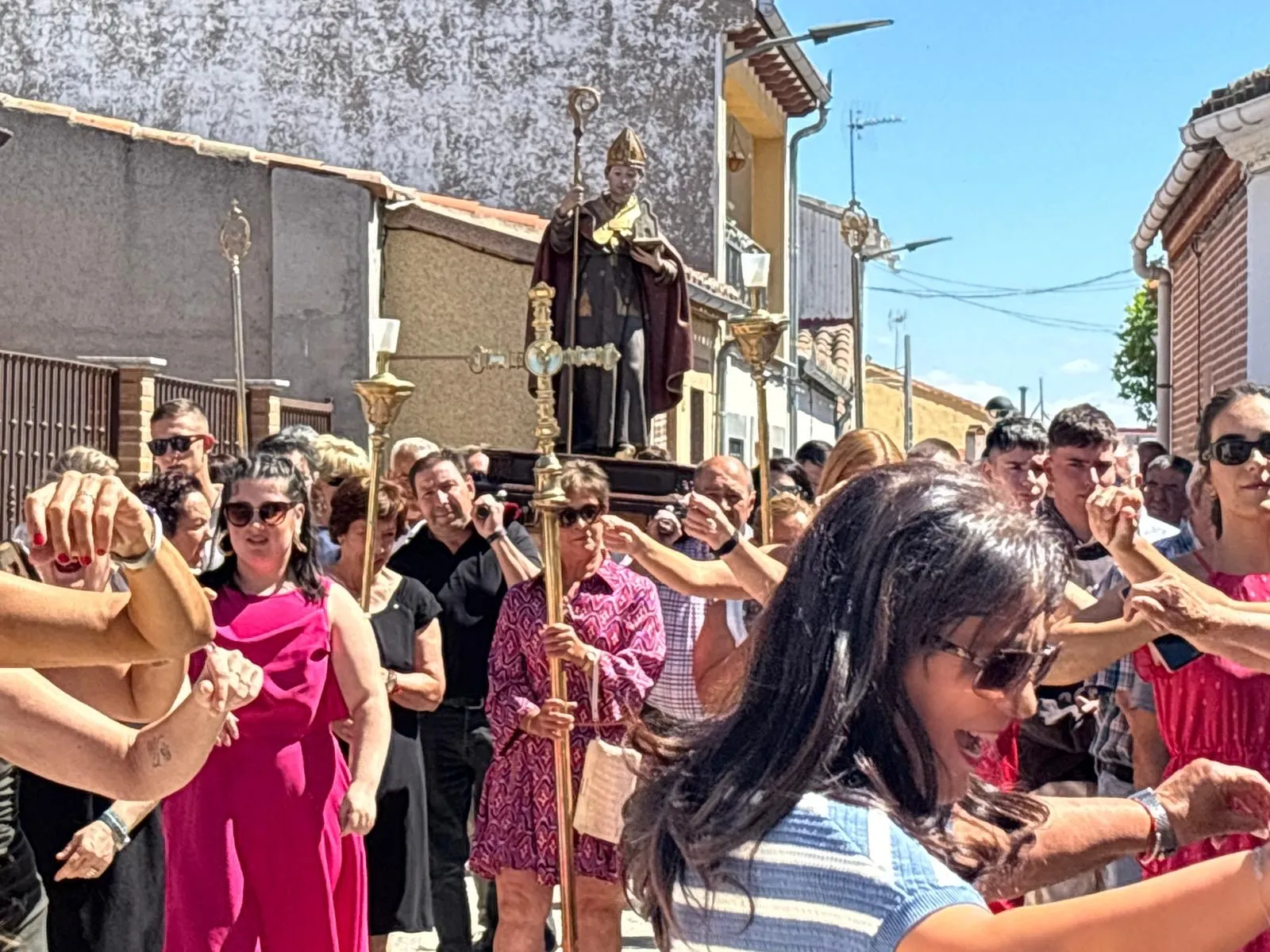 Procesión de San Agustín en Villaflores