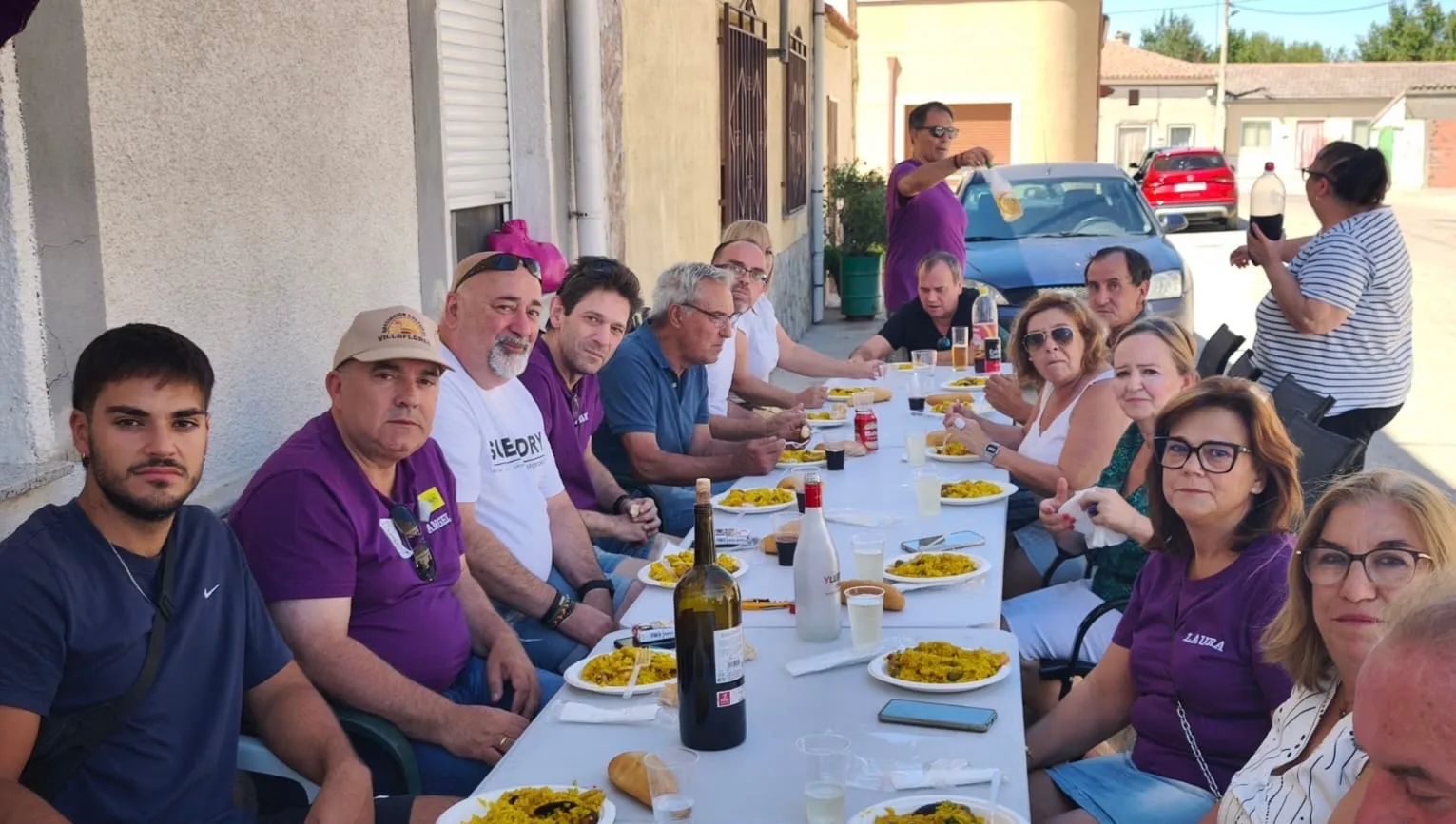 Paellada en Villaflores