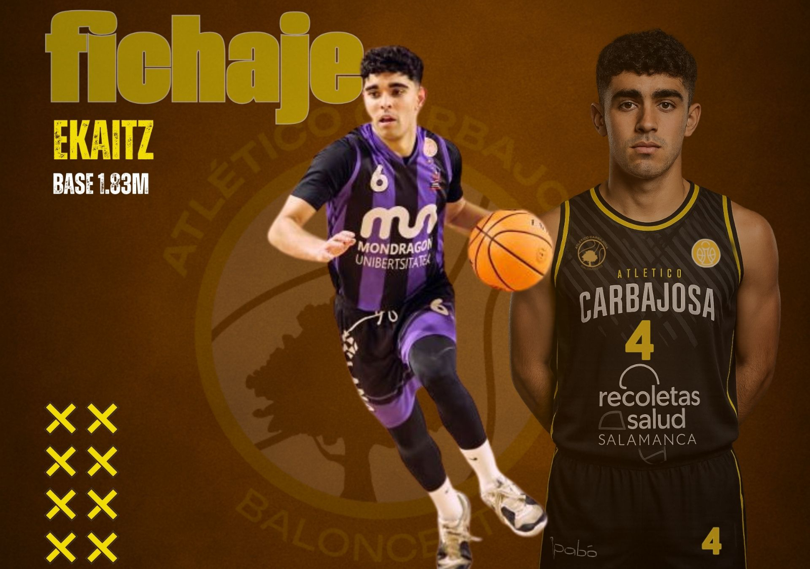 Ekaitz Madinabeitia, nuevo director de juego del Recoletas Salud Carbajosa