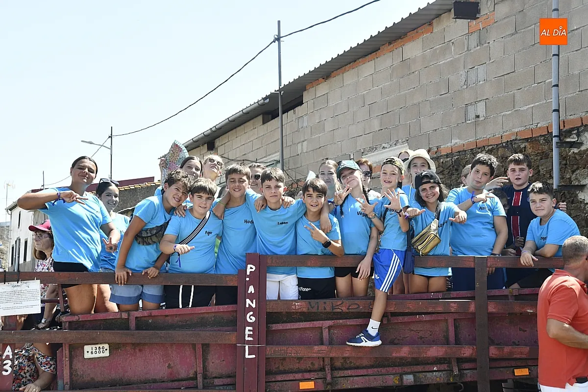 Encierro urbano en las fiestas de San Lorenzo 25 de El Bodón/ Fotos: Adrián M.Pastor