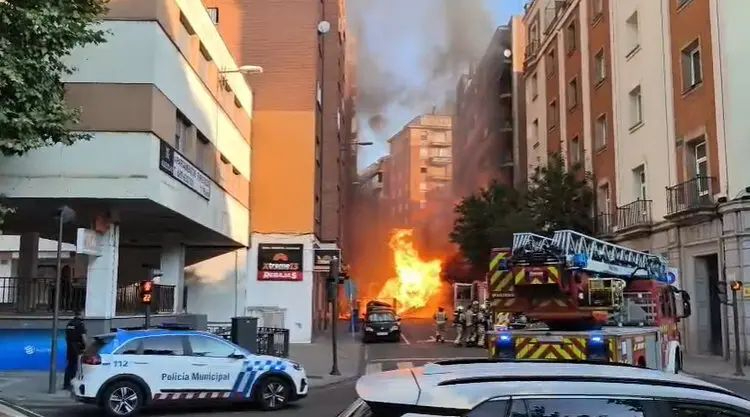 Explosión de gas en Zamora: dos heridos y edificios evacuados