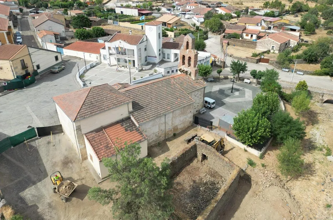 Foto 2 - En marcha las esperadas obras de creaci&oacute;n del Aula Arqueol&oacute;gica de la Villa Romana de Saelices