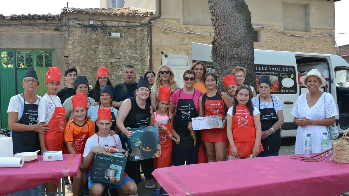 El concurso de cocina Lumbrachef reunió a abuelas, nietos y nietas