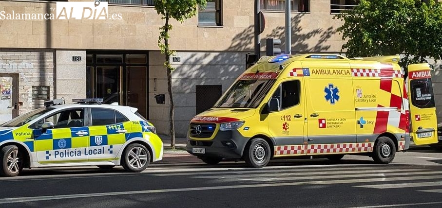Herido un patinete en Salamanca tras chocar con un coche