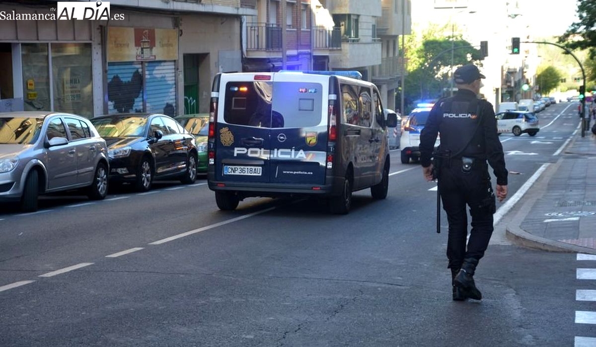Detenido por robo con fuerza en un coche en Salamanca gracias a un vecino